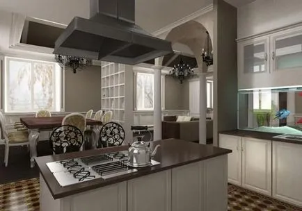 Design de bucătărie într-o casă privată în interiorul diferitelor aspecte (proiectare bucătărie mică) Design de bucătărie într-o casă privată în interiorul diferitelor concedierile