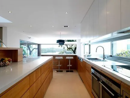 Design de bucătărie într-un interior casă privată de fotografii, cum să aranjeze o bucătărie mare, bucatarie renovat la el acasă