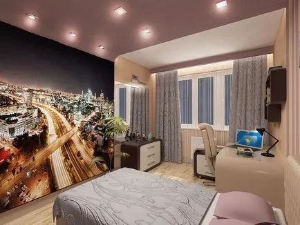 Design camera pentru fete - repararea si va furniza un apartament (proiectare) Design camera pentru fete - reparații și să furnizeze un apartament