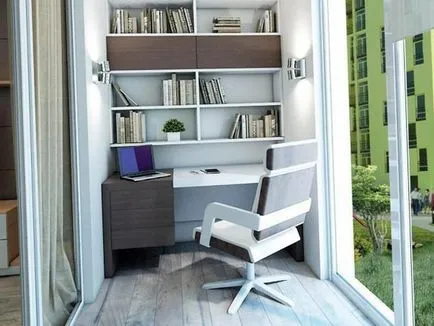 Proiectare logie - fotografie 50 idei pentru interiorul loggiei (foto) Proiectare logie - fotografie 50 idei pentru interiorul loggiei