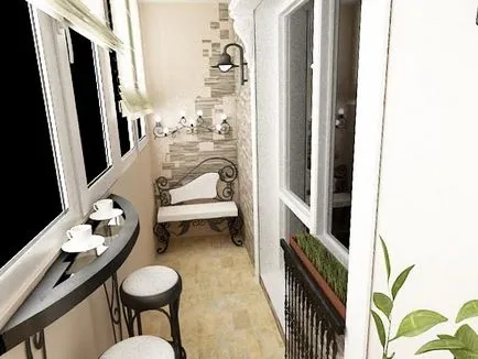 Proiectare logie - fotografie 50 idei pentru interiorul loggiei (foto) Proiectare logie - fotografie 50 idei pentru interiorul loggiei