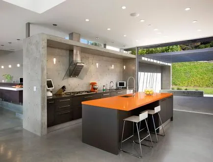 Design de bucătărie într-un interior casă privată de fotografii, cum să aranjeze o bucătărie mare, bucatarie renovat la el acasă