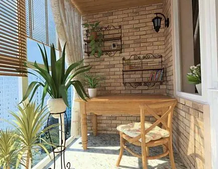 Proiectare logie - fotografie 50 idei pentru interiorul loggiei (foto) Proiectare logie - fotografie 50 idei pentru interiorul loggiei