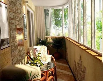Proiectare logie - fotografie 50 idei pentru interiorul loggiei (logie) Proiectare logie - fotografie 50 idei pentru interiorul loggiei