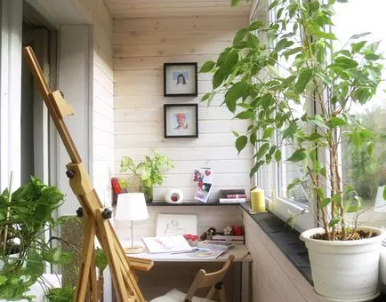 Proiectare logie - fotografie 50 idei pentru interiorul loggiei (logie) Proiectare logie - fotografie 50 idei pentru interiorul loggiei