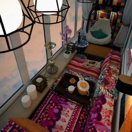 Proiectare logie - fotografie 50 idei pentru interiorul loggiei (foto) Proiectare logie - fotografie 50 idei pentru interiorul loggiei