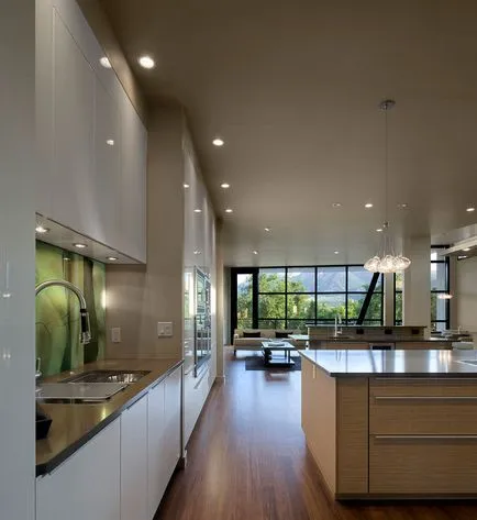 Design de bucătărie într-un interior casă privată de fotografii, cum să aranjeze o bucătărie mare, bucatarie renovat la el acasă