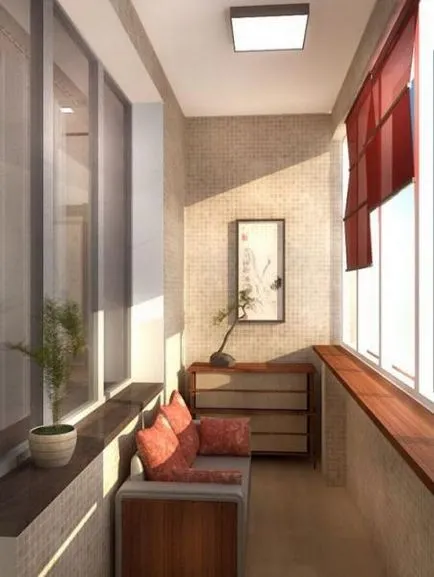 Proiectare logie - fotografie 50 idei pentru interiorul loggiei (foto) Proiectare logie - fotografie 50 idei pentru interiorul loggiei
