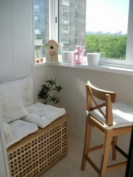Proiectare logie - fotografie 50 idei pentru interiorul loggiei (logie poate fi agățată) Proiectare logie - fotografie 50 idei pentru interiorul loggiei