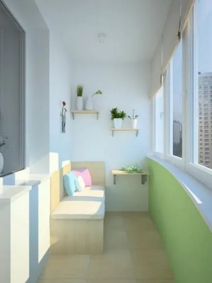 Proiectare logie - fotografie 50 idei pentru interiorul loggiei (foto) Proiectare logie - fotografie 50 idei pentru interiorul loggiei