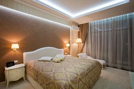 plafon de proiectare în dormitor - cele mai bune idei și opțiuni de design!