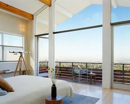 Design Dormitor, cu balcon 30 cele mai bune fotografii de interioare