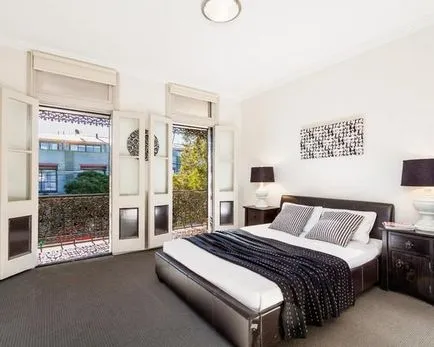 Design Dormitor, cu balcon 30 cele mai bune fotografii de interioare