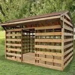 Woodshed în țară cu mâinile lor fotografii, desene, vizualizări