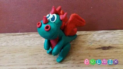plastilină etape Dragon