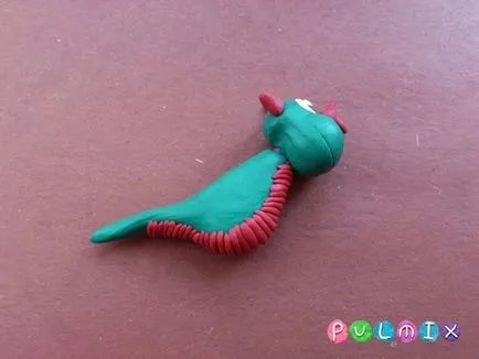 plastilină etape Dragon