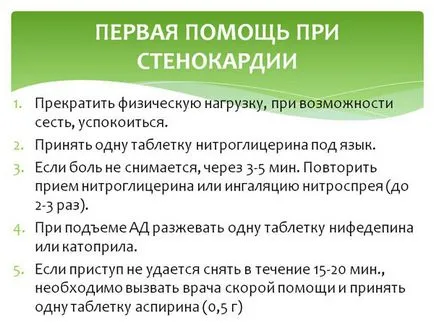 Doza și medicamente pentru tratamentul anginei pectorale (medicamente, tablete) - care iau la adulți (angină pectorală) Doza și medicamente pentru tratamentul anginei pectorale (medicamente, tablete) - care au la adulți