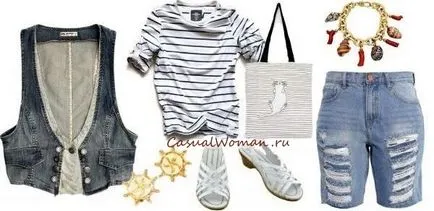 vesta denim cu nimic de a purta, casualwoman