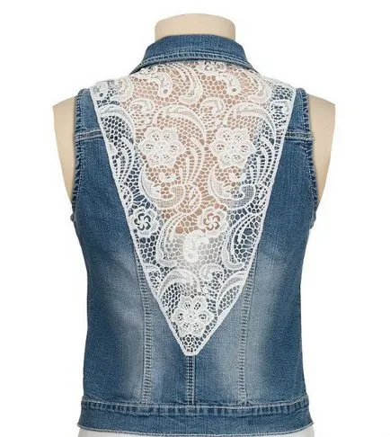Denim Vest - complement colorat imagine!