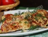 Tomate coapte cu brânză în rețetă cuptor cu fotografie (la cuptor) Tomate coapte cu brânză în rețetă cuptor cu o fotografie