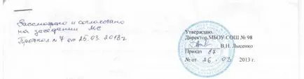 Poziția Fielding nota finală