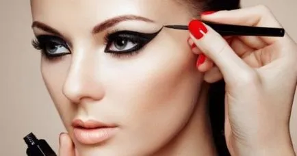 Eyeliner (liner) pentru ochi - un gel, lichid, pâslă vârful eyeliner, creion dermatograf (dermatograf) Eyeliner (liner) pentru ochi - un gel, lichid, pâslă vârful eyeliner, creion dermatograf