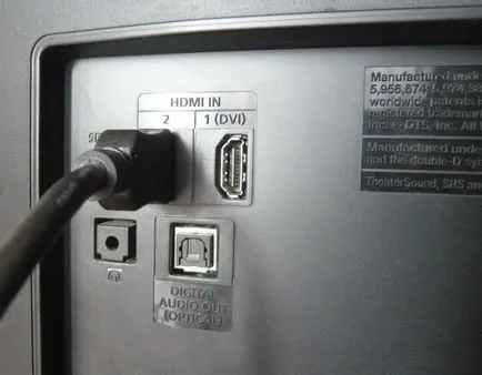 Conectarea televizorului la un computer printr-un pas cu pas instrucțiunile hdmi, acesta-parc