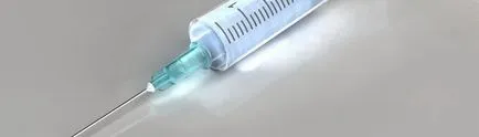 Dacă înțepat acul de seringă