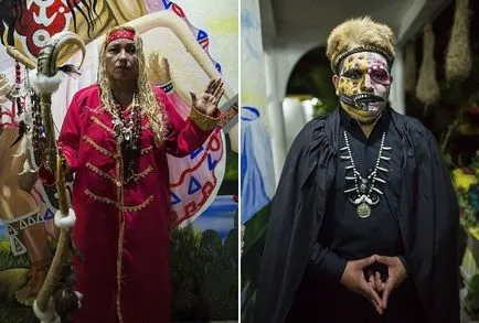 Reportaj foto de masă negru satanică terifiant