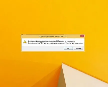 Formatați unitatea flash în ntfs