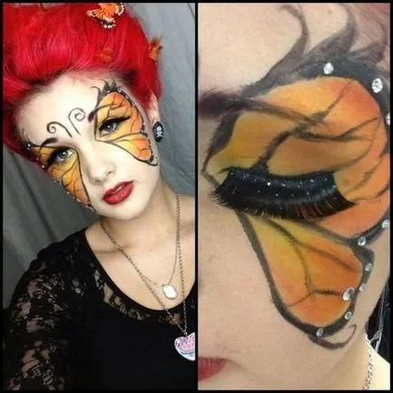 Fantasy make-up, pas cu pas fotografie