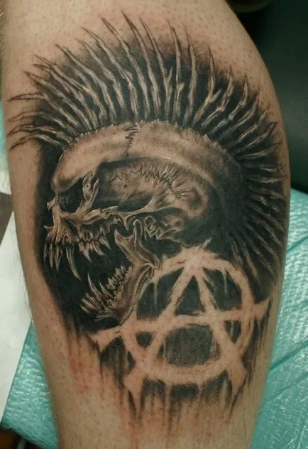 Fotografii și semnificația de anarhie tatuaje