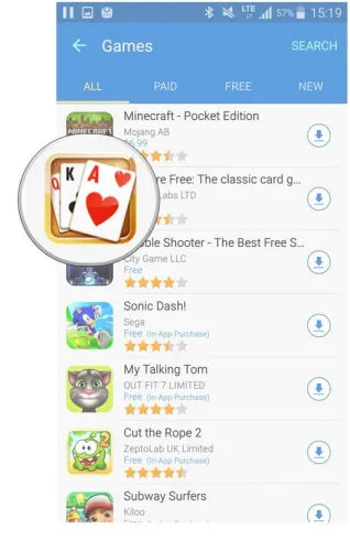 Galaxy aplicații care tip de program
