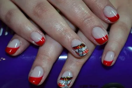 shellac franceză - 36 photo idei manichiură franțuzească