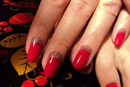 fotografii manichiura shellac franceză (manichiură) manichiură franțuzească shellac fotografie