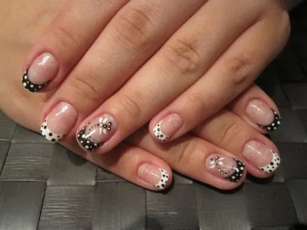 shellac franceză - 36 photo idei manichiură franțuzească