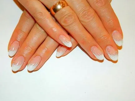 shellac franceză - 36 photo idei manichiură franțuzească