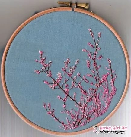 broderie nod franceză și caracteristicile sale, o clasă de master