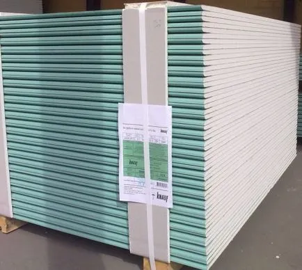 Knauf Gips-carton caracteristici, funcții, instalare, portal de construcție rezistent la apa