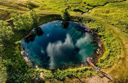 Blue Lake (Ufa) este un monument natural unic (Lake) Blue Lake (Ufa) este un monument natural unic