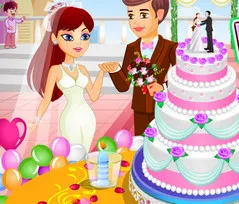 Gătit tort de nunta online, pentru a juca jocuri gratuite pentru fete (turta) Gătit tort de nunta online, pentru a juca jocuri gratuite pentru fete