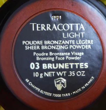 Guerlain lumina teracota Poudre bronzante Legere
