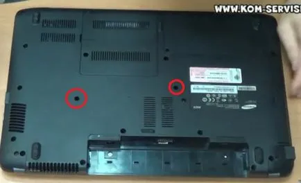 Instrucțiuni pentru dezasamblare, asamblare și praf de curățare de laptop Samsung R525