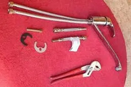 Instrucțiuni pentru demontarea și montarea robinet pe chiuveta, Lucrări de instalare de robinet
