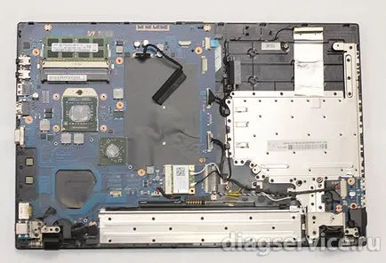 Instrucțiuni de dezasamblare laptop Samsung np305v5a