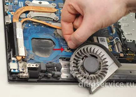 Instrucțiuni de dezasamblare laptop Samsung np305v5a