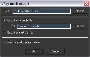 Noi folosim proxy vray în vray