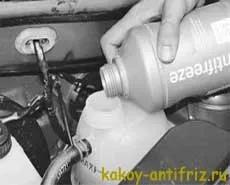 Cum se toarnă instrucțiunile complete antigel