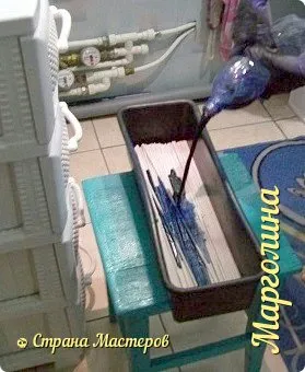 Cum și ce să picteze tuburi de ziar (conducte) Cum și ce să picteze tub de ziar