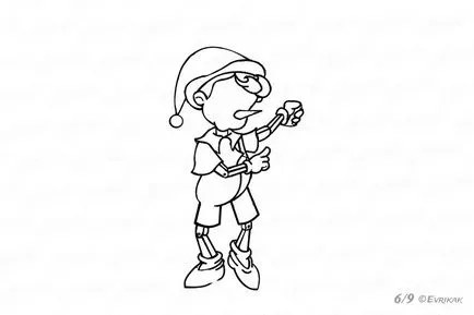Cum să elaboreze un creion Pinocchio cu o cheie